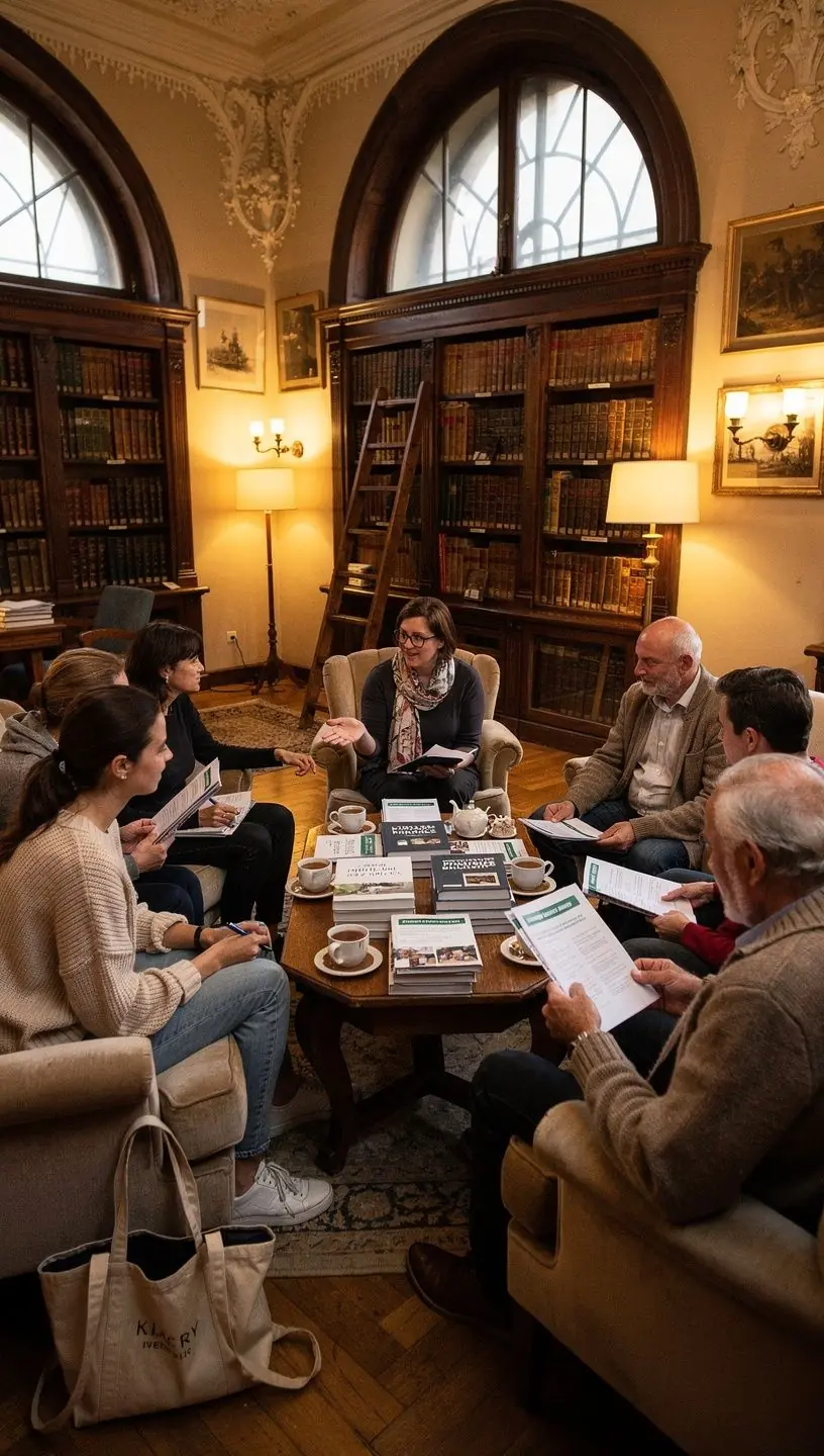 Előadó magyarázza a költségvetés készítésének alapjait egy kis csoportnak egy offline workshopon.